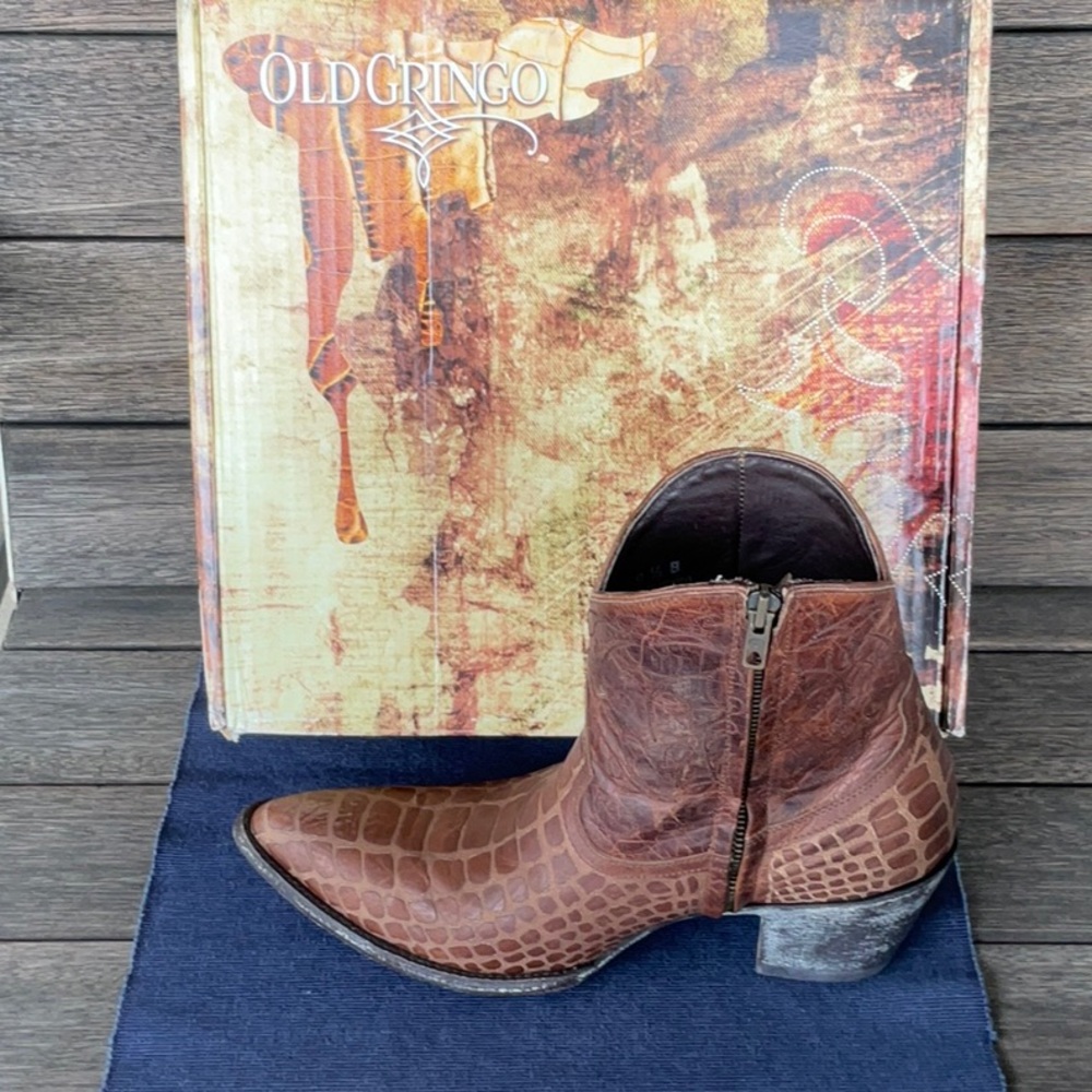 Old Gringo Women’s Vigevano Pattern Brown Boots SOLD OUT US9.5